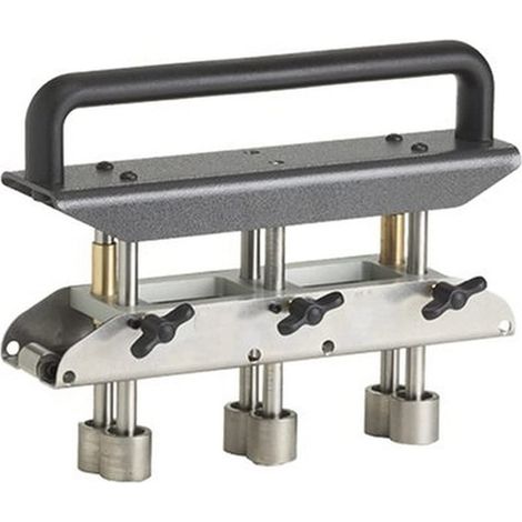 GARRYFIZH Cintreuse à rouleaux de bord à 3 stations, outil de cintrage de tôle de toiture pour un angle de 0 à 90 degrés de 13 à 130 mm