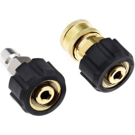 FENOPLASTICA2 adaptateurs de tuyau de nettoyeur haute pression filetage femelle vers coupleur rapide 3/8\ (1/5)