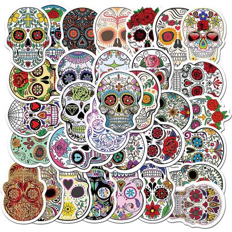 autocollants Pack 50 Pcs Vinyle Graffiti Stickers Pour Ordinateur Portable Voiture Planche Roulettes Moto Vlo Bagages Pare-chocs Bombe Autocollan (1/5)