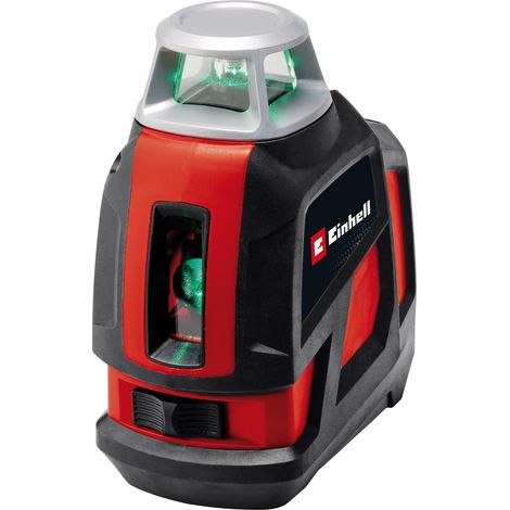 Einhell Kreuzlinienlaser TE-LL 360 G (selbstnivellierend, horizontale/vertikale grüne Laserlinien, digitale Wasserwaage, 1/4" Stativgewinde, inkl. Tasche & Wandhalterung) (1/5)