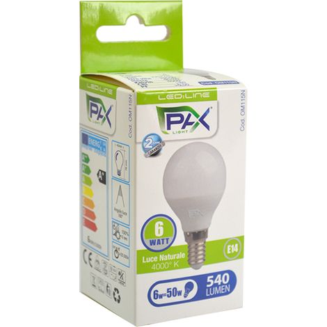 SFERA LED G45 6W 4000K 540LM E14 A+