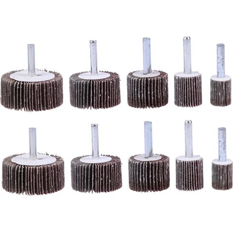 Lurrose 10pièces Disques à Lamelles Petits Pour Meulage Et Polissage Meules Abrasives Robustes Disques Abrasifs Efficaces (1/4)