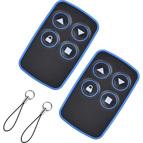 2PCS Telecommande Universelle Portail Télécommande Copieuse Porte Garage Bip Universel Rolling Code Badge Duplicateur Télécommandes Copieur 4 en 1 Parking D'ouverture Multifréquence de 300 à 915 mhz (1/4)