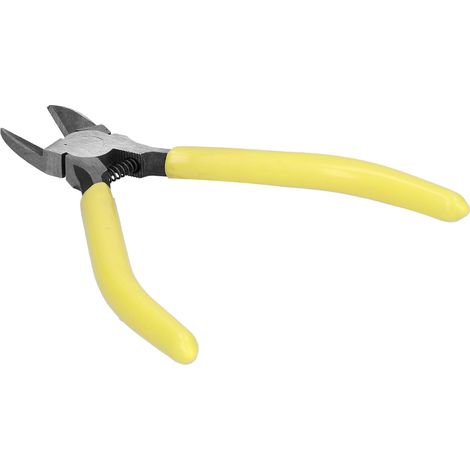 Pince coupante diagonale en acier haute carbone pour câble cuivre jusqu'à 0,5 mm, 5 pouces, SK21, coupe-fil robuste, outil électrique professionnel. (1/5)
