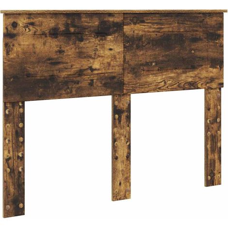 Tête de lit,Décoration murale Chêne fumé 120 cm Bois d'ingénierie CFW779969 (1/5)