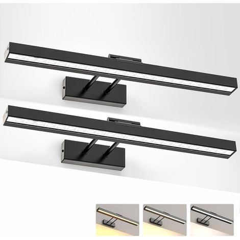 Lampe tableau sans fil rechargeable, lot de 2, noir (1/5)