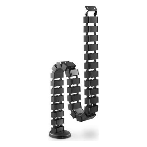 Organizador de cables, ajustable, flexible, 1,3 m, negro, DA-90505