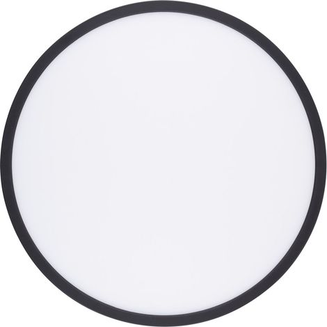 Deckenlampe LED Dimmer Ø 40 cm rund IP54 Weiß Schwarz mit Farbwechsel 3000/4000/6500 K 4080 lm