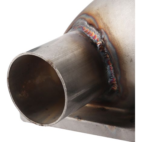 Pièces automobiles : coude turbo T3/T4 de type V de 3,5 pouces avec bride d'adaptation à 90 degrés pour turbos T3/T4 (1/5)
