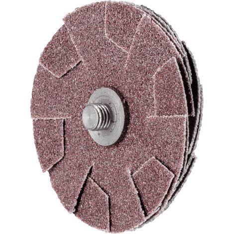 PFERD TOOLS Kissenschleifer KS Ø 50x5 mm Gewinde 1/4-28 UNF A 80 zum Schleifen schmaler Schlitze 20 Stk (1/4)