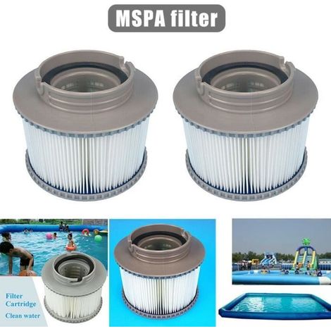 Set mit 2 Spa-Filtern, Ersatzfilterkartuschen für Schwimmbadfilter (1/4)