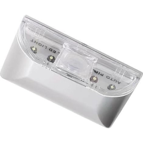 Wireless Motion Sensor Automatic Keyhole Light, 4 LED Bulbs, White, Interior, Wall Mounted, 20mm (1/5)