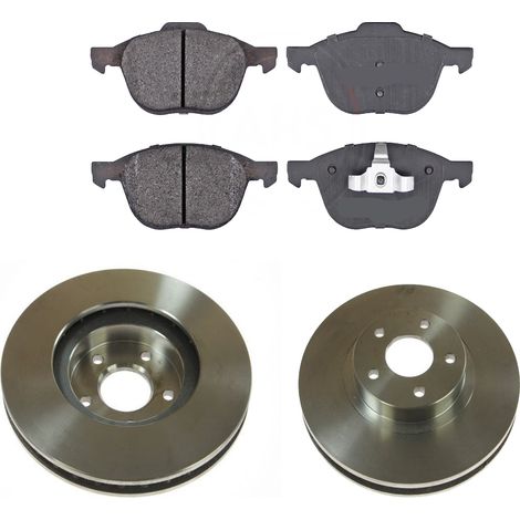 KIT FRENI ANTERIORI compatibile con FORD KUGA I - DISCHI + PASTIGLIE OEM: FDB1594 / 17587 /SOSTITUZIONE DIRETTA/BASSA POLVERE/SILENZIOSO (1/5)