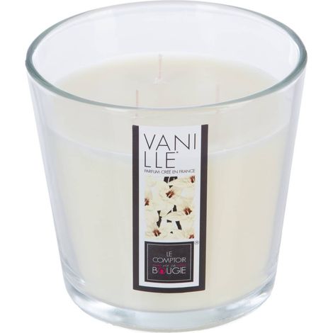 500G duftende Glaskerze - Vanille