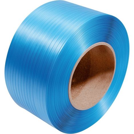 Feuillard polypropylène économique BLANC 12mmx0,6mmx3000m - COLIS 2 BOBINES (1/2)