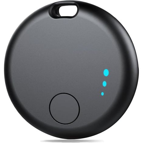 Localisateur d'objets Bluetooth intelligent compatible avec iOS, (noir) localisateur pour clés, bagages, sacs, portefeuilles, sacs à dos (1/5)