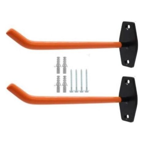 Set mit 2 Reifenhaltern in Tintenfarbe für Wandregale, 26 cm große Garagenhaken zur Organisation von Garagen, Reifen, Leitern und mehr (1/4)