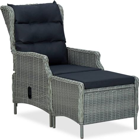 Maison Exclusive - 9-tlg. Garten-Essgruppe mit Auflagen Poly Ratt