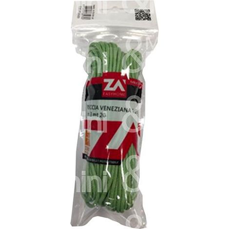 CORDONCINO X TENDA VENEZIANA Ø 3MM VERDE 20MT