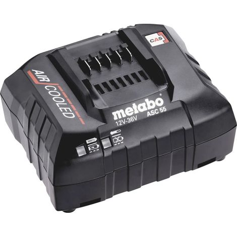 [NEUWERTIG] B-Ware Metabo Ladegerät Schnellladegerät Akkuladegerät Asc 55 Air Cooled Universal Akku