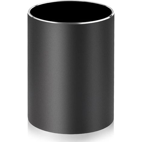 Porte-Stylos - Porte-Crayons En Alliage - Pour Bureau Maison École - 9 x 6 cm Et 10 x 8 cm - Noir Ou Argent - 1 Pièce (1/5)
