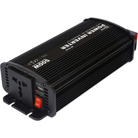 Convertisseur continu-alternatif, Onde sinusoïdale modifiée, 24V c.c. / 230V c.a. - 500W ( Prix pour 1 ) (1/2)