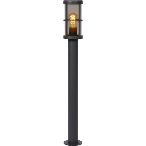 Borne extérieure jardin 90 cm E27 IP54 Lucide NAVI anthracite (1/2)