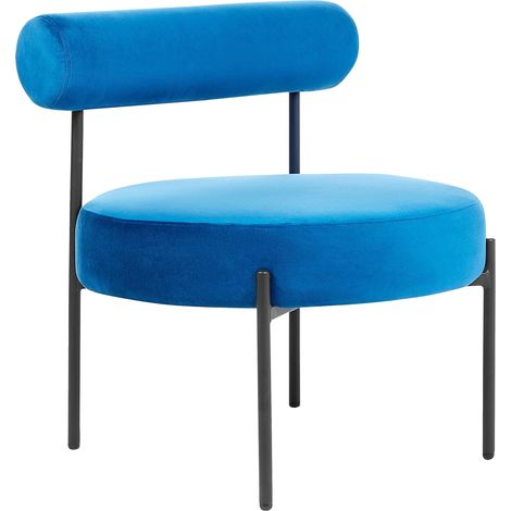 Armchair ALPHA Velvet Navy Blue (1/5)