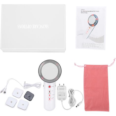 Appareil amincissant à ultrasons EMS infrarouge, masseur anti-cellulite, thérapie ultrasonique, prise UE 100‑240V (1/5)