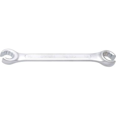Llave fija Unior open ring wrench forjada cromada