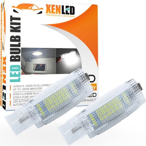 Pack modules d'intérieur LED compatible avec VAG GOLF 5, 6, JETTA, PASSAT, POLO, SHARAN, TIGUAN, TOURAN, SHARAN... - BLANC 6000K (1/5)