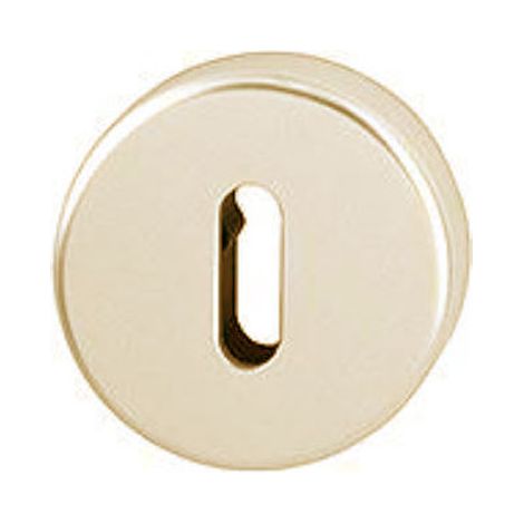 Rosace clé ronde HOPPE L 53 mm Chromée Champagne - Paire