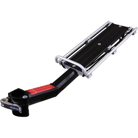 Applicable Porte-bagages de vélo - Porte-bagages arrière - Fixation rapide - Réglable - En aluminium - Convient pour VTT, vélos de route, vélos pliants (1/5)