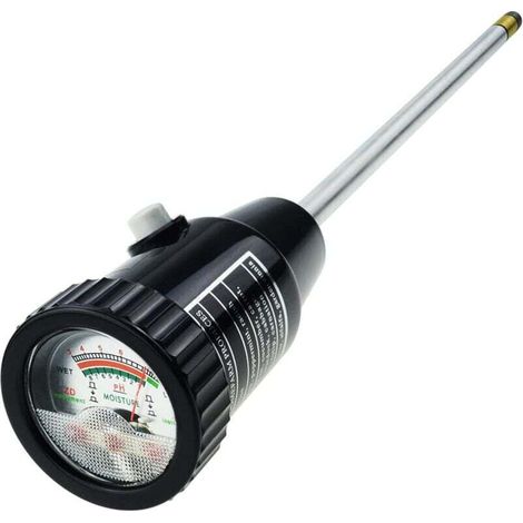 pH and humidity misurator of the earth per room and alberi, ideal for gardens, prato, fattoria, interior and esterni, longo 30 cm (1/4)