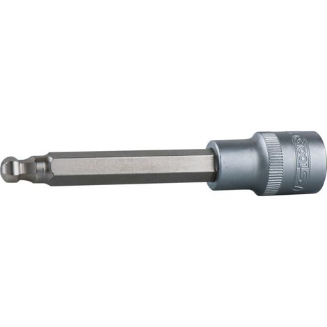 1/2" Douilles tournevis 6 pans intérieur à tête sphérique, longues, 5mm (1/2)