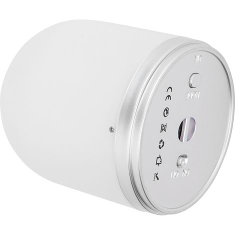 Wiederaufladbare LED-Nachttischlampe mit USB-Anschluss, Fernbedienung, einstellbarer Helligkeit, tragbar, RGB-Farbwechsel (1/5)