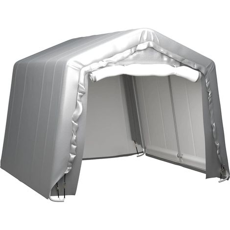 Tente de rangement 300x300 cm Acier Gris (1/5)