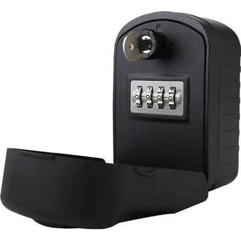 Boîte à Clé Sécurisée,Grand Coffre a Clef Exterieur avec 4 Code & Clés d'urgence étanche et à la Rouille Boite a Clef M (1/4)