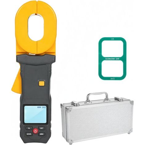 Testeur de résistance de terre SMART SENSOR, mémoire 500 groupes de données, pince ampèremétrique numérique, écran LCD, alarme, 0,01-500 Ω (1/5)