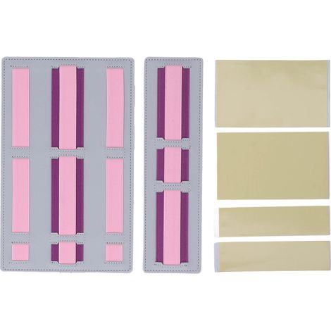 Organiseur portable en contreplaqué pour ordinateur portable, souris filaire et sans fil, rose (1/5)