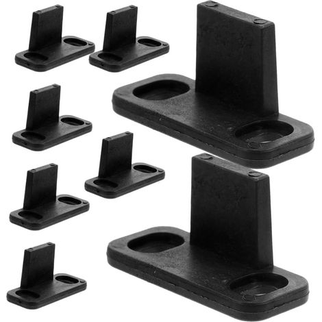 Guide de sol pour porte coulissante noir (1/5)