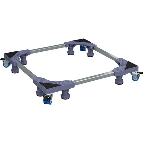 Socle pour machine à laver Gris 66 x 66 x 12 cm Métal CFW31049 (1/5)