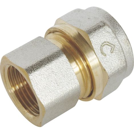 Raccord droit à visser pour tube Multicouche Ø16-F12/17
