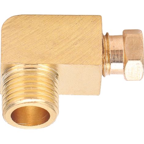 Raccord coudé en laiton pour tuyauterie, connecteur rectangulaire et carré, adaptateur pour raccordement de tuyauterie PL418 (1/5)