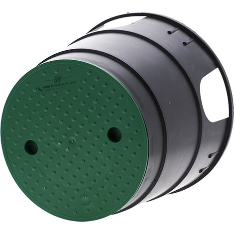 Regard arrosage rond 10'' – Raccord pour circuit d'arrosage – Polypropylène renforcé – Résistant aux UV – Jardiboutique (1/2)