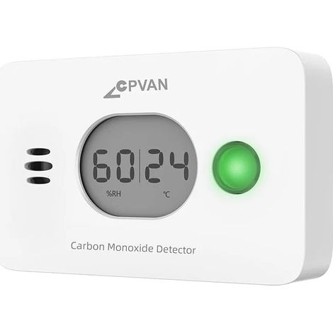 Kohlenmonoxidmelder, 10-Jahres-Batterie, 85dB Alarm, 1 Stück (1/2)