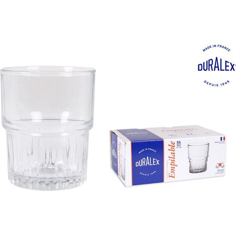 Gobelets duralex stapelbar gehärtetes Glas 20 cl