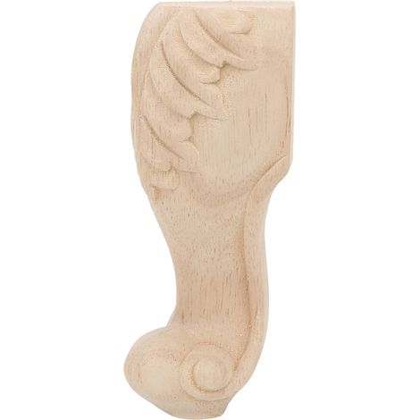 pieds de meuble sculptés pour canapés, armoires, tables basses, hôtels et maisons d'hôtes (15 x 6 cm)