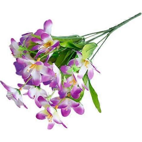 branches/1 pièce de narcisse artificiel, décoration pour bureau ou maison.violet (1/5)