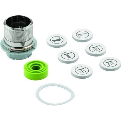 Druckknopfbetätigung 48361 für SmartControl Unterputz supersteel (1/2)